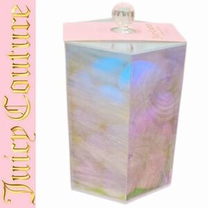 Juicy Couture Acrylic Iridescent Cosmetic Organizer w/Cotton Balls